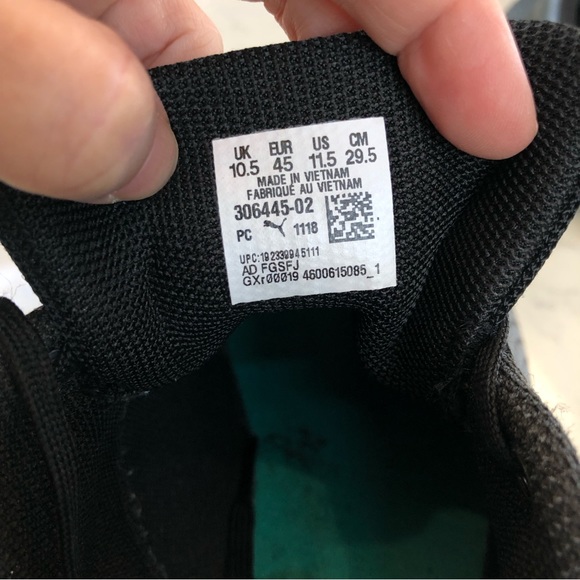 Puma Mercedes AMG Petronas Drift Cat 5 Ultra II Black White Green Size 11.5 US - Picture 13 of 16